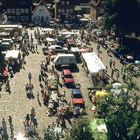 Altstadtfest 1990, Mühlenplatz von Feuerwehrleiter