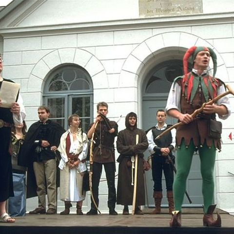 Altstadtfest 1996, Aufführung im Stadthauptmannshof, Mario Schäfer als Till